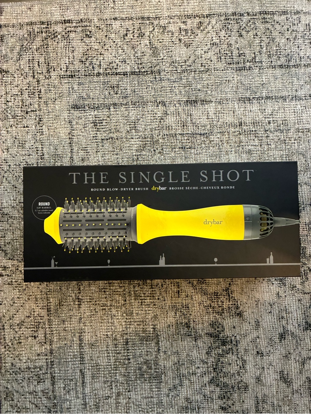 Drybar The Single Shot Round Blow-Dryer Brush - Yellow and Gray